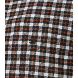 REDMOND Herren Flanellhemd Langarm Button-Down Modern Schwarz Karo