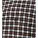 REDMOND Herren Flanellhemd Langarm Button-Down Modern Schwarz Karo