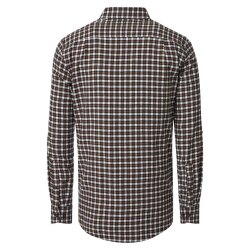 REDMOND Herren Flanellhemd Langarm Button-Down Comfort...