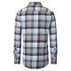 REDMOND Herren Flanellhemd Langarm Kent Modern-Fit Grün Karo