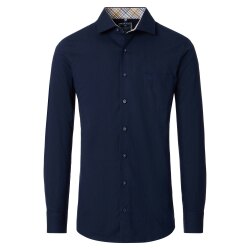 REDMOND Herren Freizeithemd Langarm Kent Modern-Fit Twill...