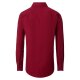 REDMOND Herren Freizeithemd Langarm Kent Comfort-Fit Twill Rot