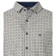 REDMOND Herren Freizeithemd Langarm Button-Down Comfort Gelb Print