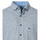 REDMOND Herren Freizeithemd Langarm Button-Down Modern-Fit Blau Print