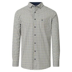 REDMOND Herren Freizeithemd Langarm Button-Down...