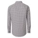 REDMOND Herren Freizeithemd Langarm Button-Down Modern-Fit Rot Print