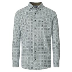 REDMOND Herren Freizeithemd Langarm Button-Down...