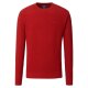 REDMOND Casual Herren Pullover Langarm Rundhals Comfort Rot