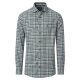 REDMOND Herren Flanellhemd Langarm Kent Comfort Grün Karo