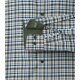 REDMOND Herren Flanellhemd Langarm Kent Comfort Grün Karo