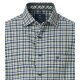 REDMOND Herren Flanellhemd Langarm Kent Comfort Grün Karo