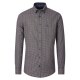 CASAMODA Freizeithemd Langarm Button-Down Comfort Braun print