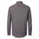 CASAMODA Freizeithemd Langarm Button-Down Comfort Braun print