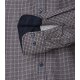 CASAMODA Freizeithemd Langarm Button-Down Comfort Braun print