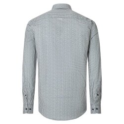 CASAMODA Freizeithemd Langarm Button-Down Casual Blau...