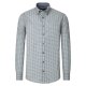 CASAMODA Freizeithemd Langarm Button-Down Casual Blau gemustert