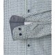 CASAMODA Freizeithemd Langarm Button-Down Casual Blau gemustert