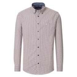 CASAMODA Freizeithemd Langarm Button-Down Casual Rot...