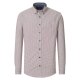 CASAMODA Freizeithemd Langarm Button-Down Casual Rot gemustert
