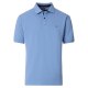 CASAMODA Poloshirt Kurzarm Baumwollmix Stretch Regular Aqua