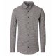 CASAMODA Freizeithemd Langarm Button-Down Casual Beige gemustert