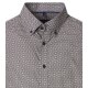 CASAMODA Freizeithemd Langarm Button-Down Casual Beige gemustert