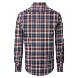CASAMODA Herren Freizeithemd Langarm Kent Casual Rot kariert