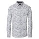 CASAMODA Freizeithemd Langarm Button-Down Casual Braun gemustert