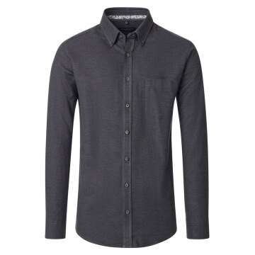 CASAMODA Freizeithemd Langarm Button-Down Casual Anthrazit