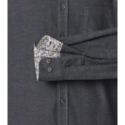 CASAMODA Freizeithemd Langarm Button-Down Casual Anthrazit