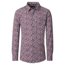 CASAMODA Herren Freizeithemd Langarm Kent Comfort Rot...