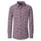 CASAMODA Herren Freizeithemd Langarm Kent Comfort Rot gemustert