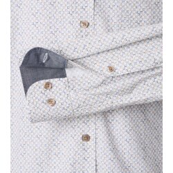 CASAMODA Herren Freizeithemd Langarm Kent Casual Beige gemustert