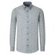 CASAMODA Herren Freizeithemd Langarm Button-Down Comfort Blau gemustert