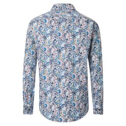 CASAMODA Herren Freizeithemd Langarm Button-Down Blau...
