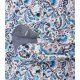 CASAMODA Herren Freizeithemd Langarm Button-Down Blau gemustert