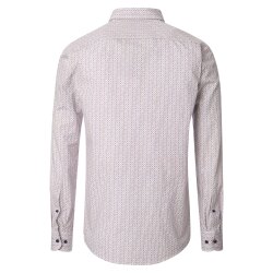 CASAMODA Herren Freizeithemd Langarm Button-Down Rot...