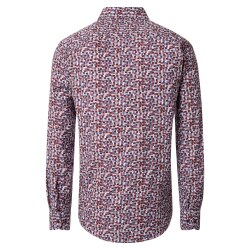 CASAMODA Herren Freizeithemd Langarm Kent Casual Rot...