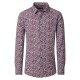 CASAMODA Herren Freizeithemd Langarm Kent Casual Rot gemustert