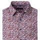 CASAMODA Herren Freizeithemd Langarm Kent Casual Rot gemustert