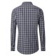 CASAMODA Herren Freizeithemd Langarm Button-Down Blau kariert