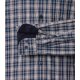 CASAMODA Herren Freizeithemd Langarm Button-Down Blau kariert