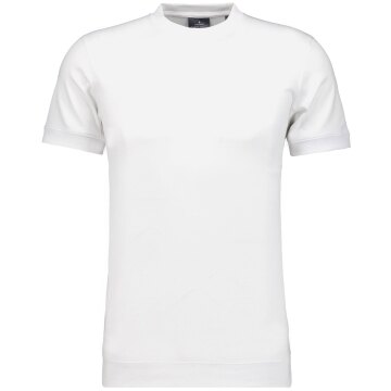 RAGMAN Herren T-Shirt Kurzarm Rundhals Regular-Fit PIMA Weiß