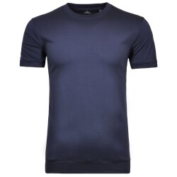 RAGMAN Herren T-Shirt Rundhals Regular-Fit PIMA Dunkelblau