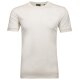 RAGMAN Herren T-Shirt Kurzarm Rundhals Regular-Fit PIMA Ecru