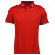 RAGMAN Herren Poloshirt Kurzarm Polokragen Regular Piqué Rot