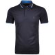 RAGMAN Herren Poloshirt Kurzarm Polokragen Piqué Dunkelblau