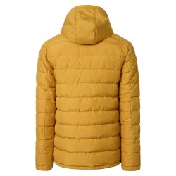REDMOND Casual Herren Steppjacke Kapuze Comfort-Fit Gelb