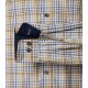 REDMOND Herren Freizeithemd Langarm Button-Down Comfort Twill Gelb Karo