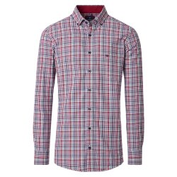 REDMOND Herren Freizeithemd Langarm Button-Down Comfort...
